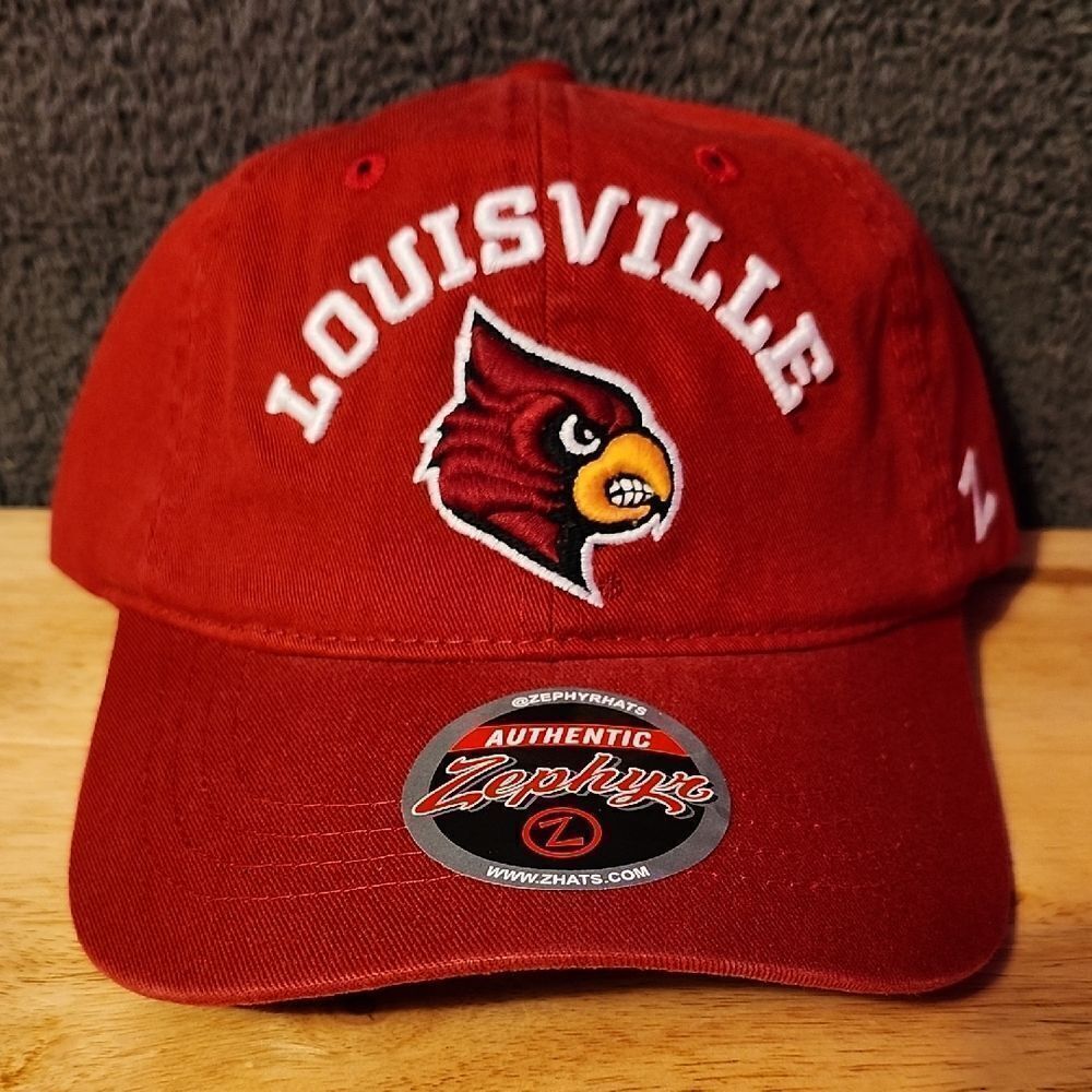Zephyr Louisville Cardinals Velcroback Hat - New